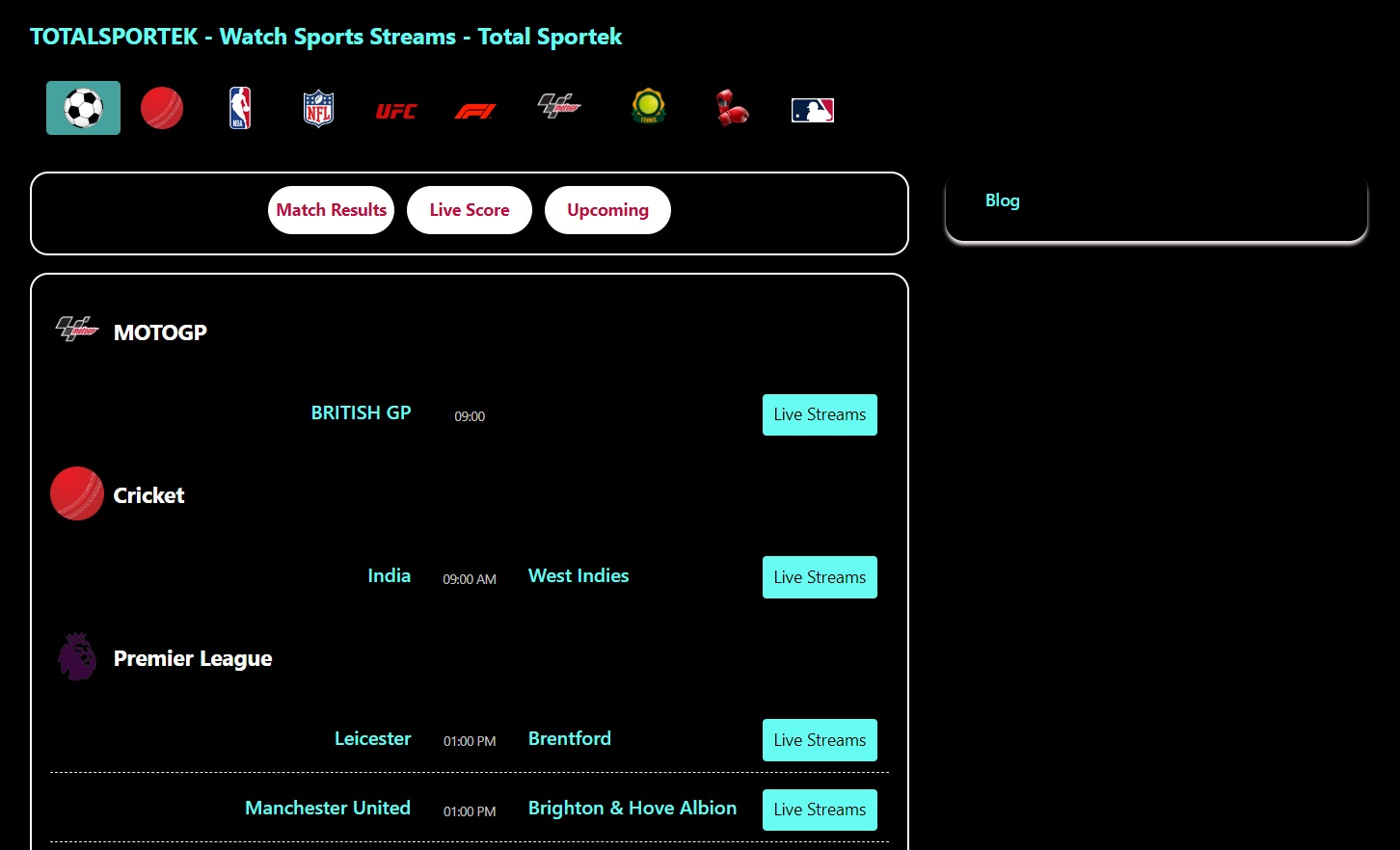 How To Watch Football Live Streams at TOTALSPORTEK.PRO